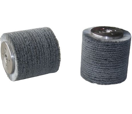 240 Grit Abrasive Nylon Wire Filament  Round Cylindrical Roller Brush