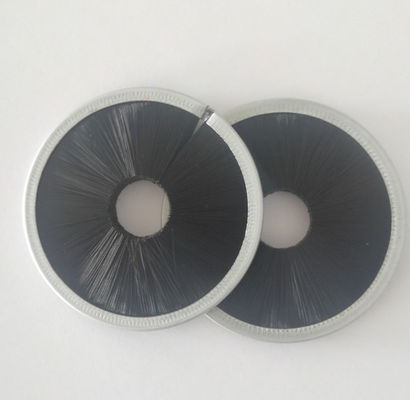 Dustproof Aluminum Alloy Sealing Ring Brush Metal Backed Crimped Filament