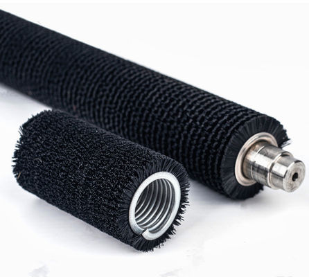 High Density Nylon Wire Brush Roller For Glass And LCD Panel Cleaning