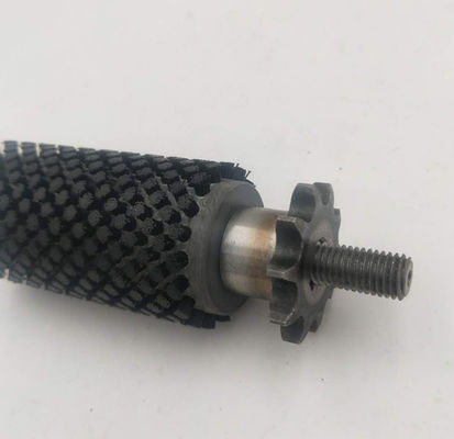 Mechanical Of Brush Roller With Sprocket Brush Cleaning And Conveying Brush