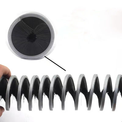 Cylindrical Coil Nylon Spring Brush Soft Nylon Polishing Brush Rotary Brush