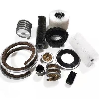 Cylindrical Coil Nylon Spring Brush Soft Nylon Polishing Brush Rotary Brush