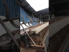 ألواح رقيقة فرشاة أسطوانية مستدلية D80mm الطول 500 - 1300 مم